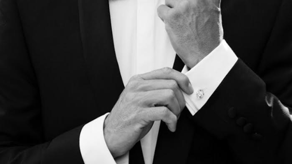 wedding attire with bow tie