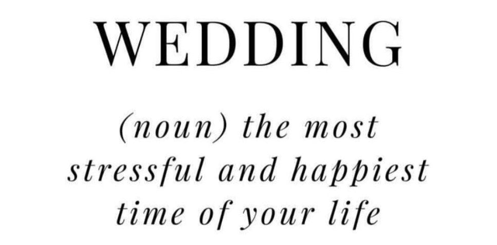 Wedding Defintions & Terminology