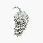 White decorative grape cluster ornament