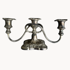 Silver candelabra with three holders
