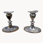Pair of vintage silver candlesticks. 